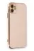 Newface Iphone 11 Kılıf Volet Silikon - Pembe