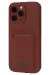 Newface Iphone 16 Plus Kılıf Kelvin Kartvizitli Silikon - Bordo