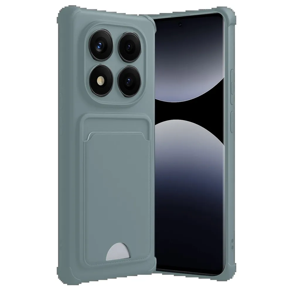 Newface Xiaomi Redmi Note 14 Pro 5G Kelvin Kartvizitli Silikon - Açık Yeşil