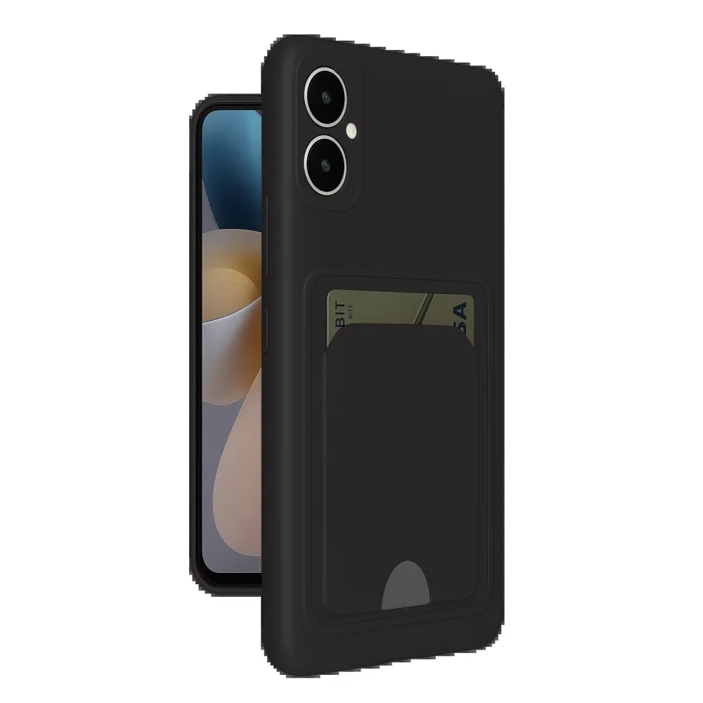 Newface Samsung Galaxy A05 Kelvin Kartvizitli Silikon - Siyah