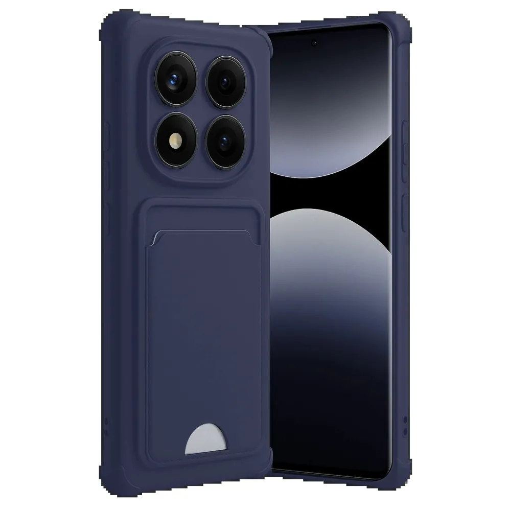 Newface Xiaomi Redmi Note 14 Pro Plus Kelvin Kartvizitli Silikon - Lacivert