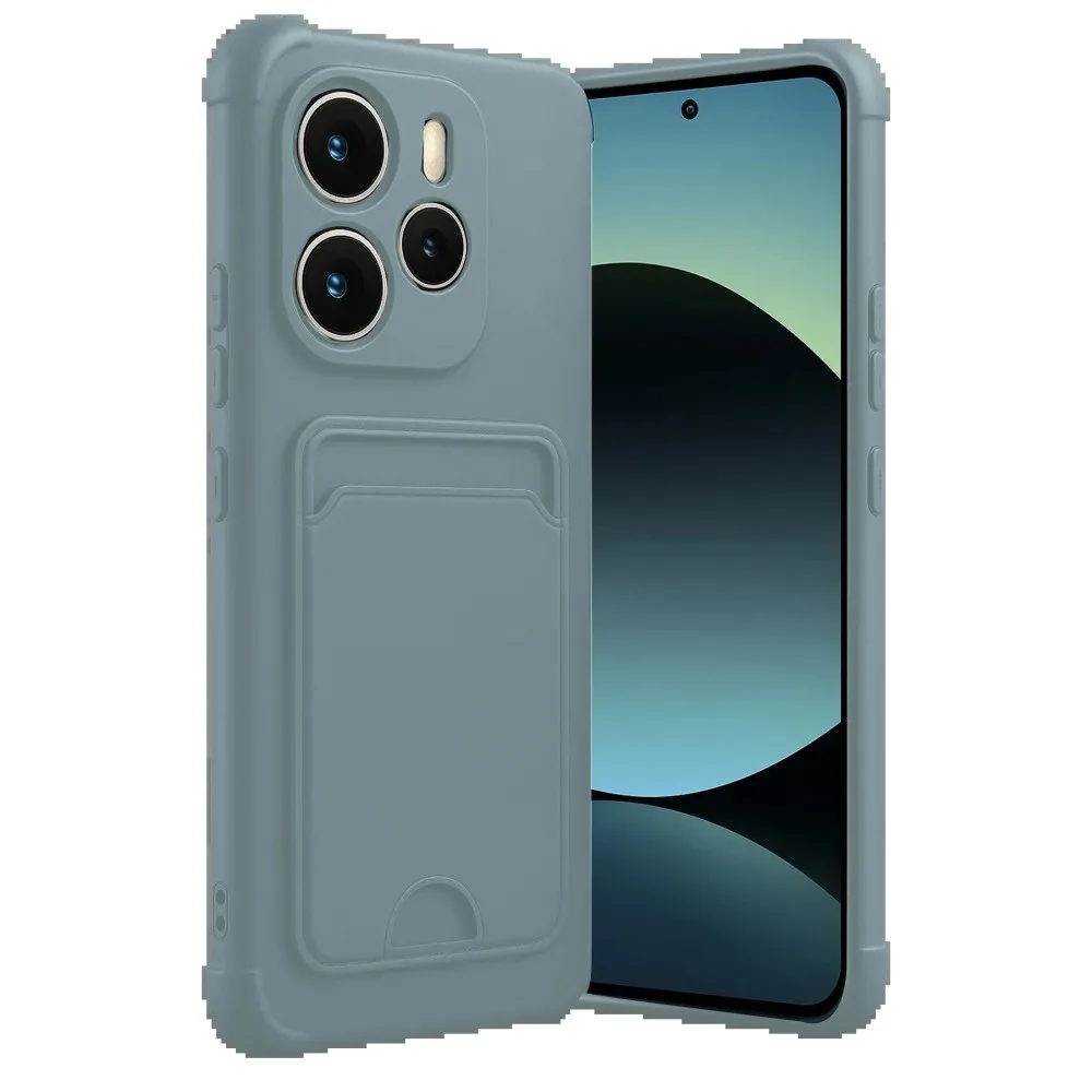 Newface Xiaomi Redmi Note 14 4G Kelvin Kartvizitli Silikon - Açık Yeşil