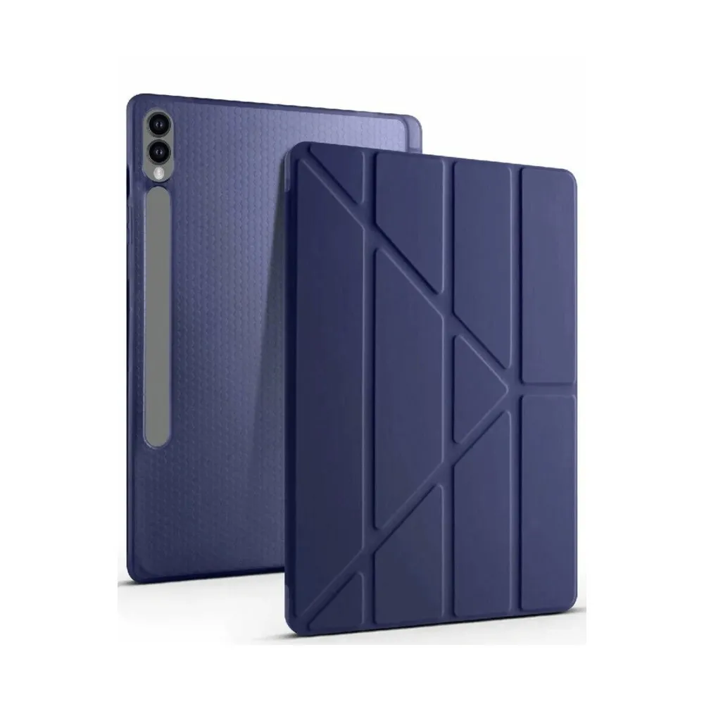 Newface Samsung Galaxy X510 Tab S9 FE 11 Kılıf Kalemlikli Mars Tablet Kılıfı - Lacivert