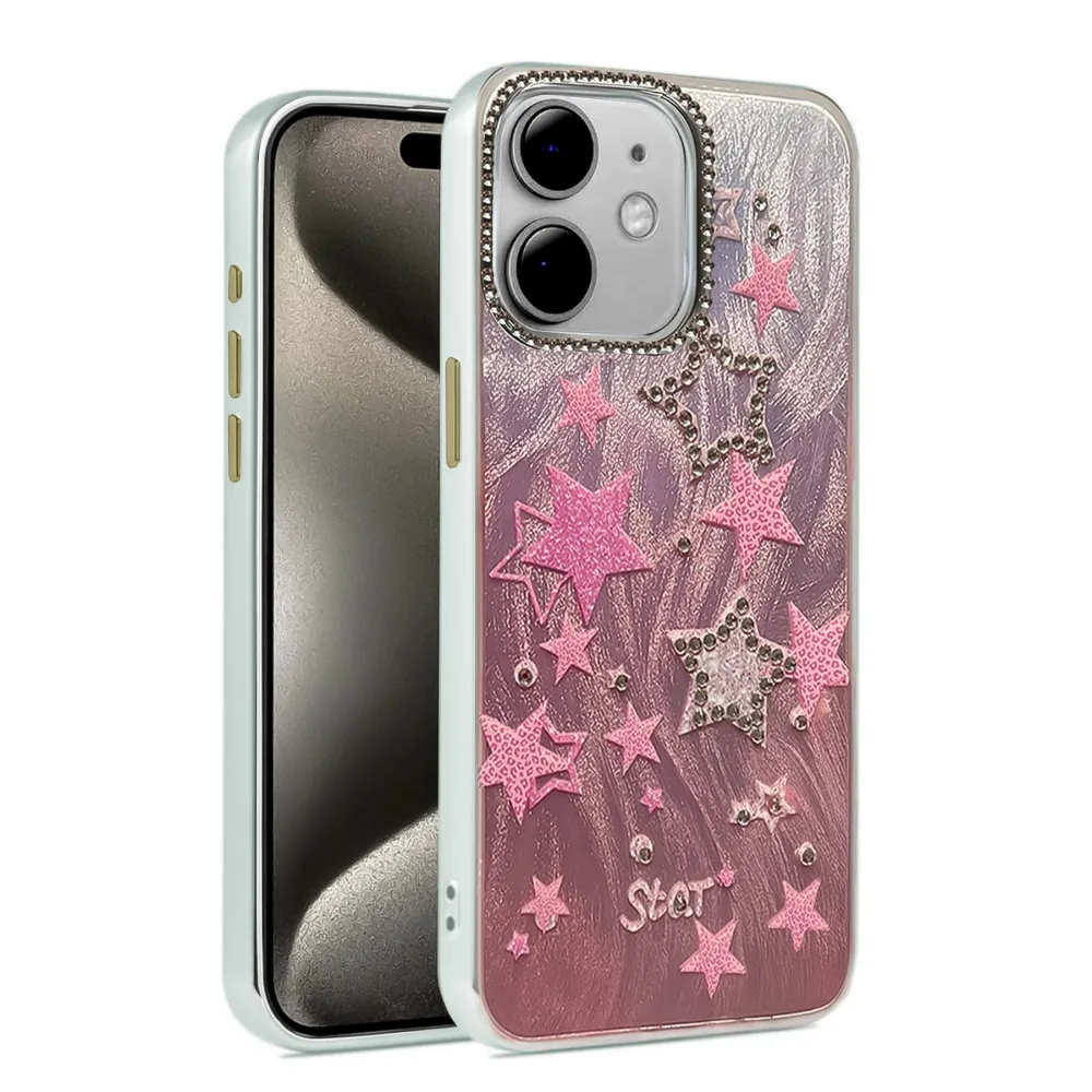 Newface Iphone 11 Kılıf Blade Aynalı Desenli Kapak - Desen 7