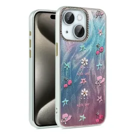 Newface Iphone 14 Kılıf Blade Aynalı Desenli Kapak - Desen 4