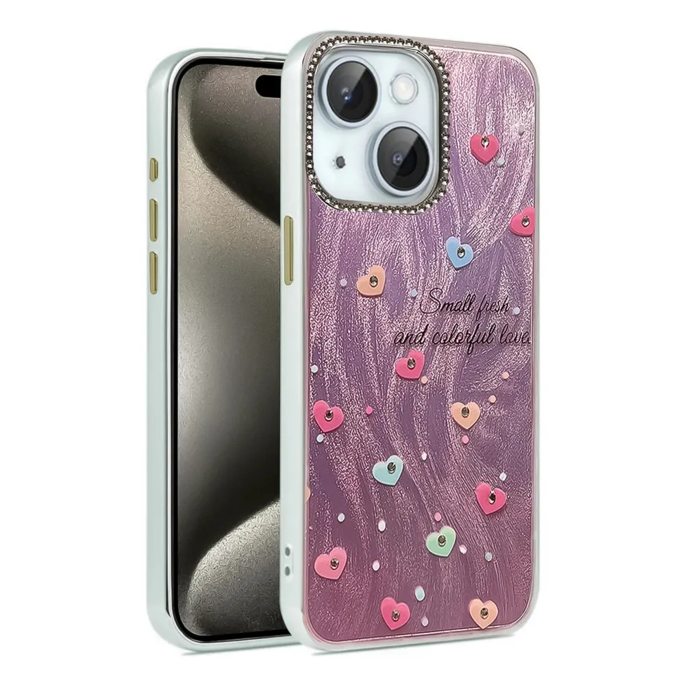 Newface Iphone 14 Kılıf Blade Aynalı Desenli Kapak - Desen 8