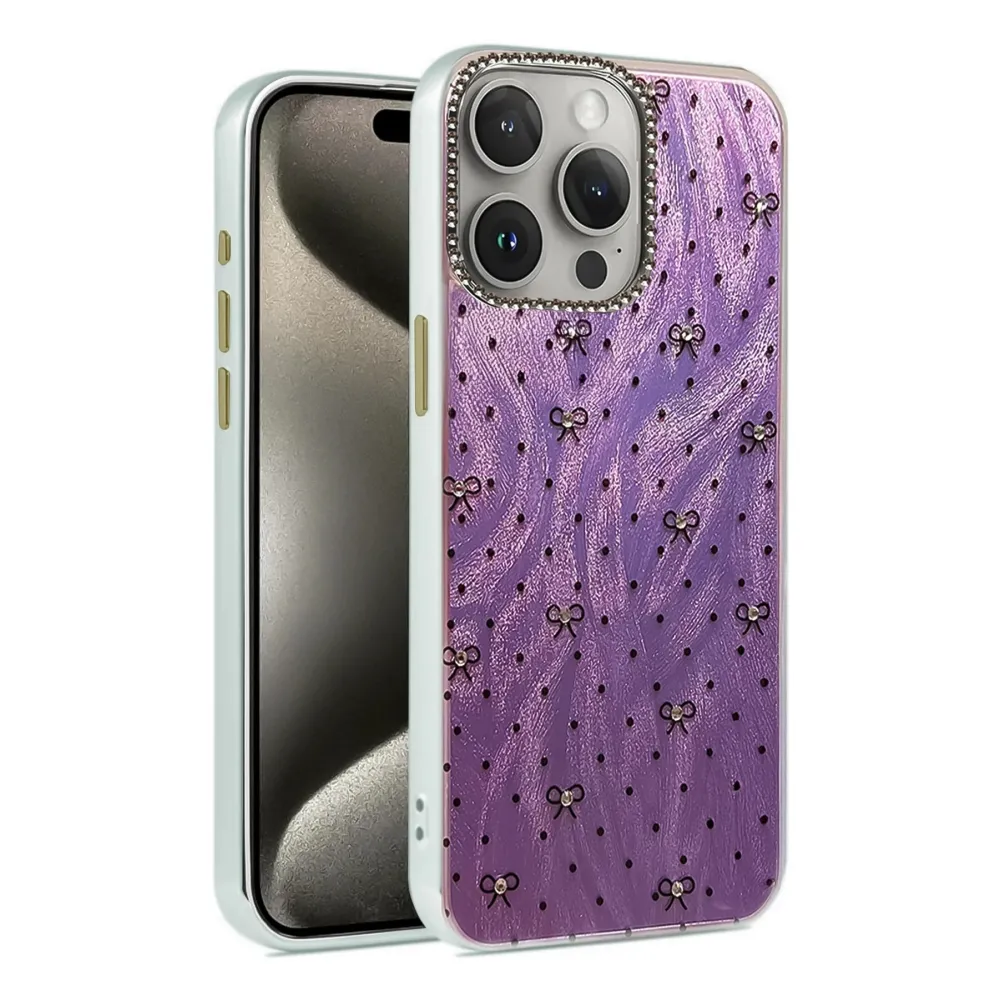 Newface Iphone 15 Pro Kılıf Blade Aynalı Desenli Kapak - Desen 2