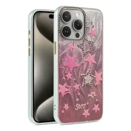 Newface Iphone 15 Pro Kılıf Blade Aynalı Desenli Kapak - Desen 7