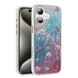 Newface Iphone 16 Kılıf Blade Aynalı Desenli Kapak - Desen 4