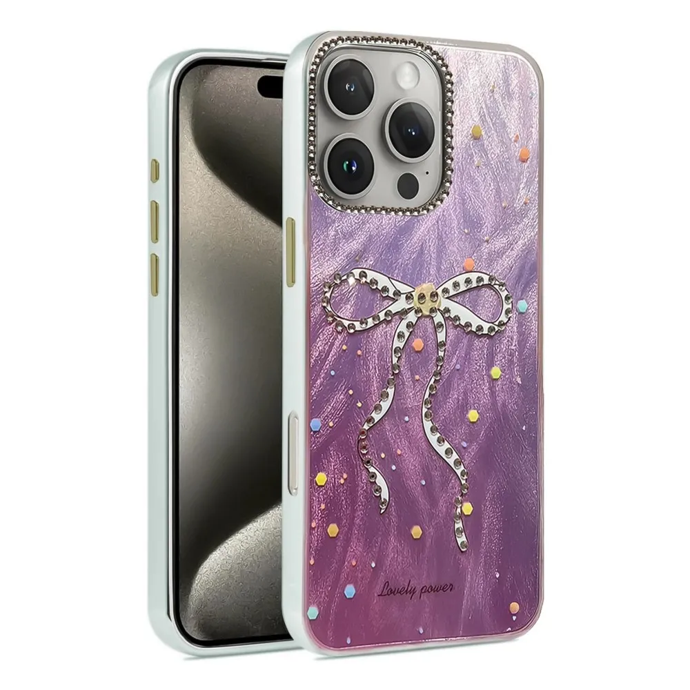 Newface Iphone 16 Pro Kılıf Blade Aynalı Desenli Kapak - Desen 1