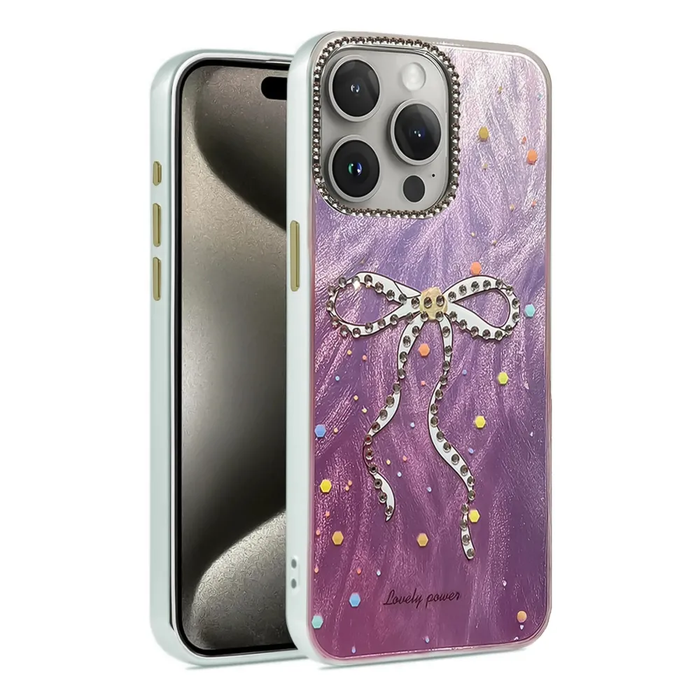 Newface Iphone 14 Pro Kılıf Blade Aynalı Desenli Kapak - Desen 1