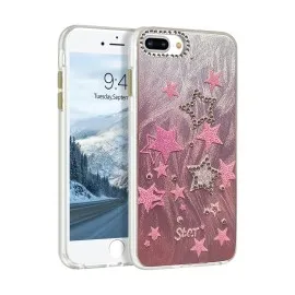 Newface Iphone 7 Plus Kılıf Blade Aynalı Desenli Kapak - Desen 7