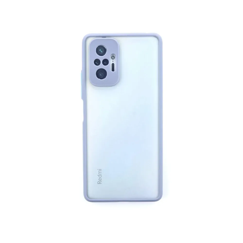 Newface Xiaomi Redmi Note 10 Pro Kılıf Montreal Silikon Kapak - Gri