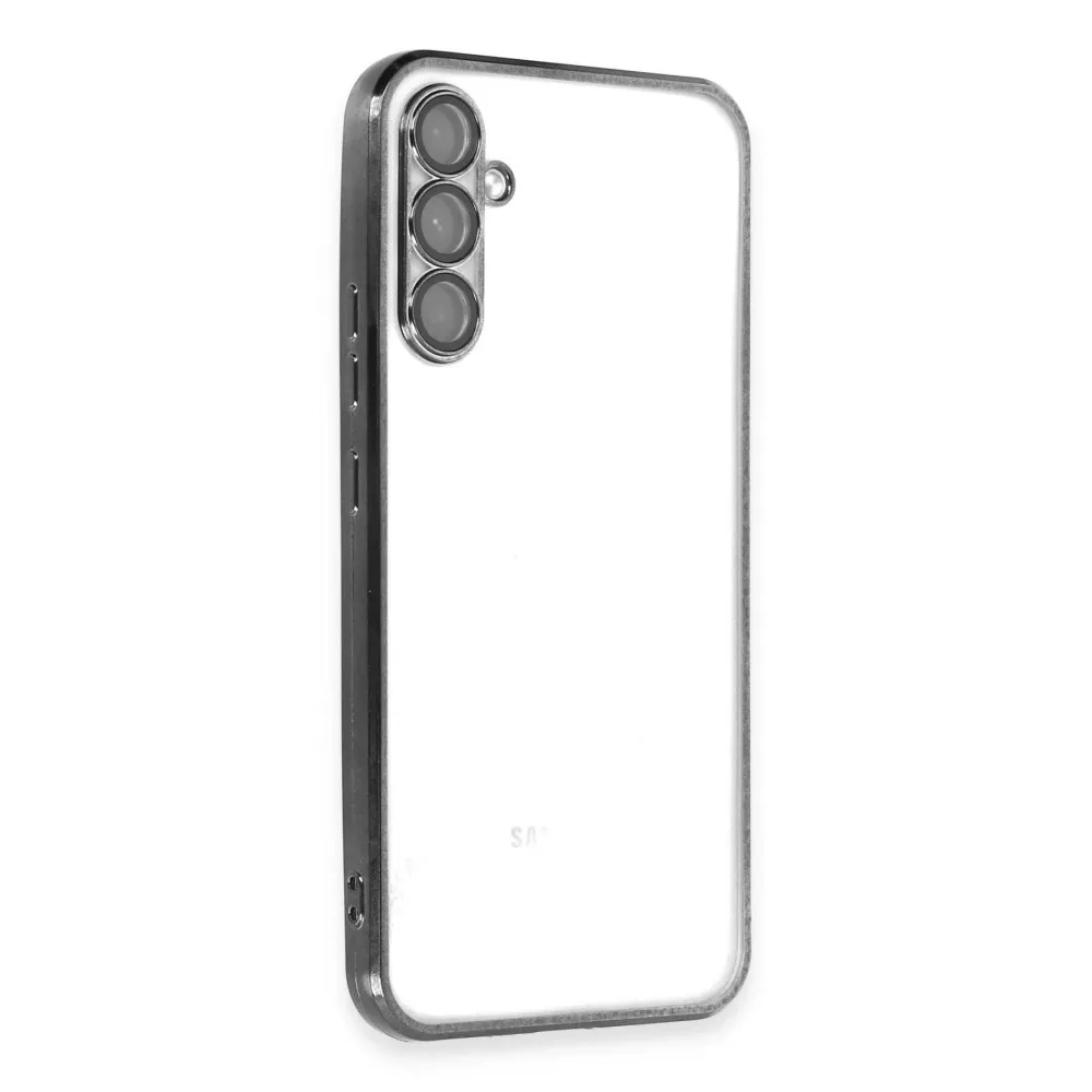 Newface Samsung Galaxy A54 5G Kılıf Razer Lensli Silikon - Siyah