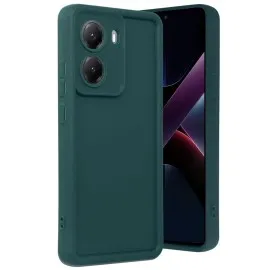 Newface Xiaomi Poco X7 Pro Viera Silikon - Koyu Yeşil