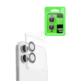 Newface iPhone 16 Raze Metal Kamera Lens - Beyaz