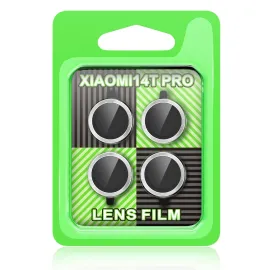 Newface Xiaomi Mi 14T Pro Raze Metal Kamera Lens - Gümüş