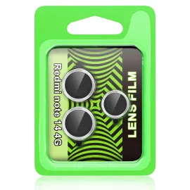 Newface Xiaomi Redmi Note 14 4G Raze Metal Kamera Lens - Gümüş