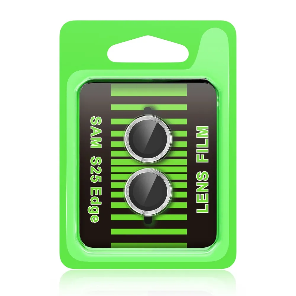 Newface Samsung Galaxy S25 Edge Raze Metal Kamera Lens - Gümüş