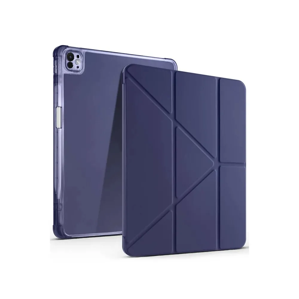 Newface Ipad Air 13 (2024) Kılıf Kalemlikli Mars Tablet Kılıfı - Lacivert