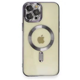 Newface Iphone 12 Pro Max Kılıf Kross Magneticsafe Kapak - Mor