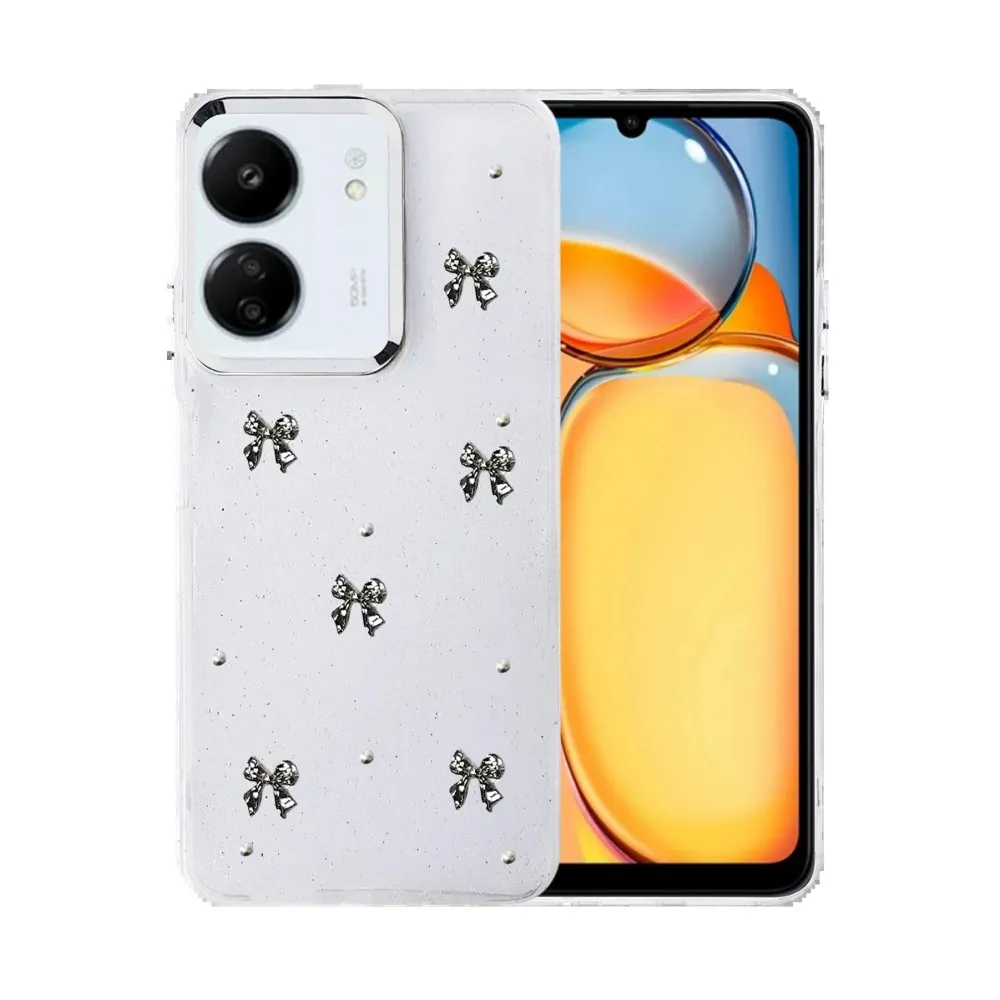Newface Xiaomi Redmi 13C Fiyonk Desenli Kapak - Desen 5