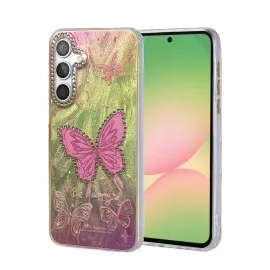 Newface Samsung Galaxy A56 Kılıf Blade Aynalı Desenli Kapak - Desen 5