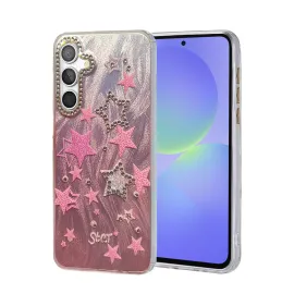 Newface Samsung Galaxy A36 Kılıf Blade Aynalı Desenli Kapak - Desen 7