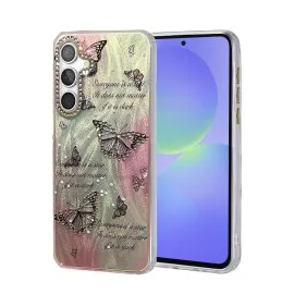 Newface Samsung Galaxy A36 Kılıf Blade Aynalı Desenli Kapak - Desen 6