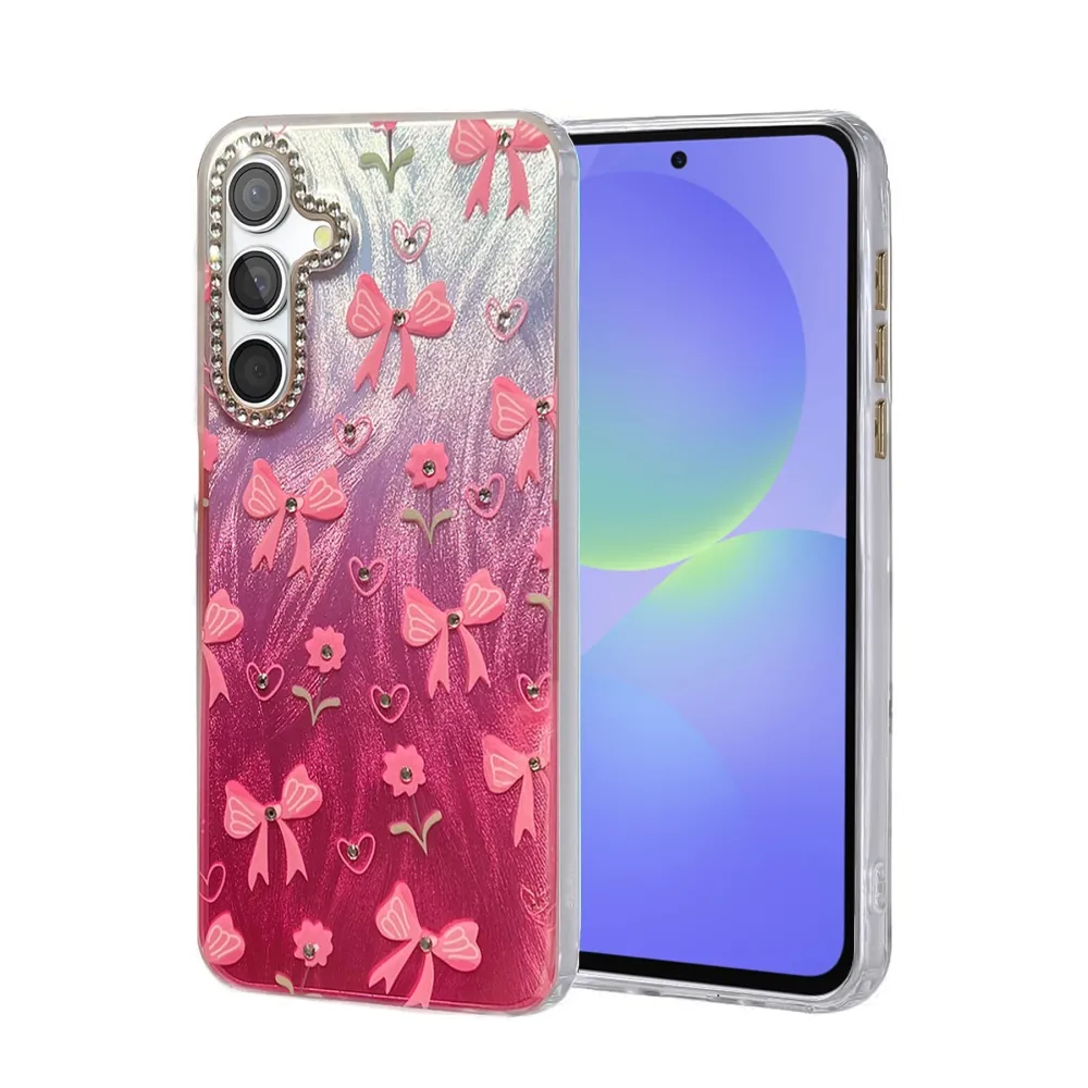 Newface Samsung Galaxy A36 Kılıf Blade Aynalı Desenli Kapak - Desen 3