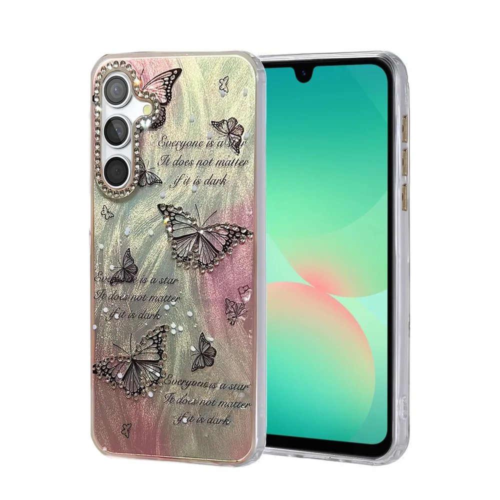 Newface Samsung Galaxy A26 Kılıf Blade Aynalı Desenli Kapak - Desen 6