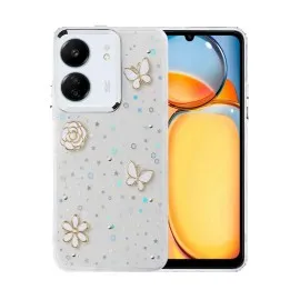 Newface Xiaomi Redmi 13C Fiyonk Desenli Kapak - Desen 10