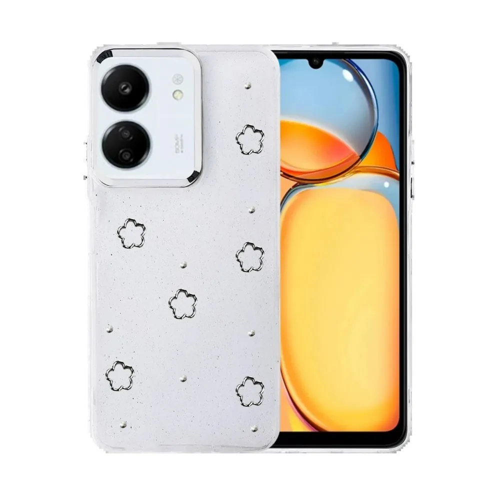 Newface Xiaomi Redmi 13C Fiyonk Desenli Kapak - Desen 8