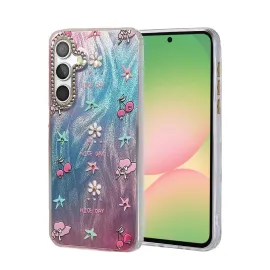 Newface Samsung Galaxy A56 Kılıf Blade Aynalı Desenli Kapak - Desen 4