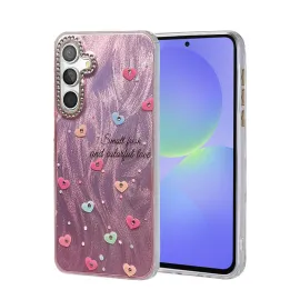 Newface Samsung Galaxy A36 Kılıf Blade Aynalı Desenli Kapak - Desen 8