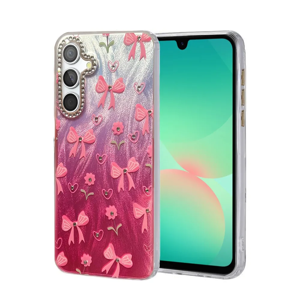 Newface Samsung Galaxy A26 Kılıf Blade Aynalı Desenli Kapak - Desen 3