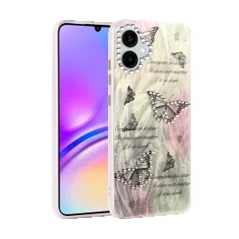 Newface Samsung Galaxy A06 Kılıf Blade Aynalı Desenli Kapak - Desen 6