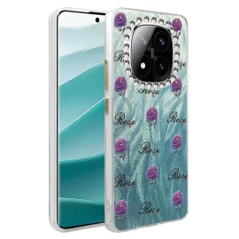 Newface Xiaomi Redmi Note 14 Pro 5G Kılıf Blade Aynalı Desenli Kapak - Desen 9