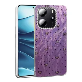 Newface Xiaomi Redmi Note 14 4G Kılıf Blade Aynalı Desenli Kapak - Desen 2