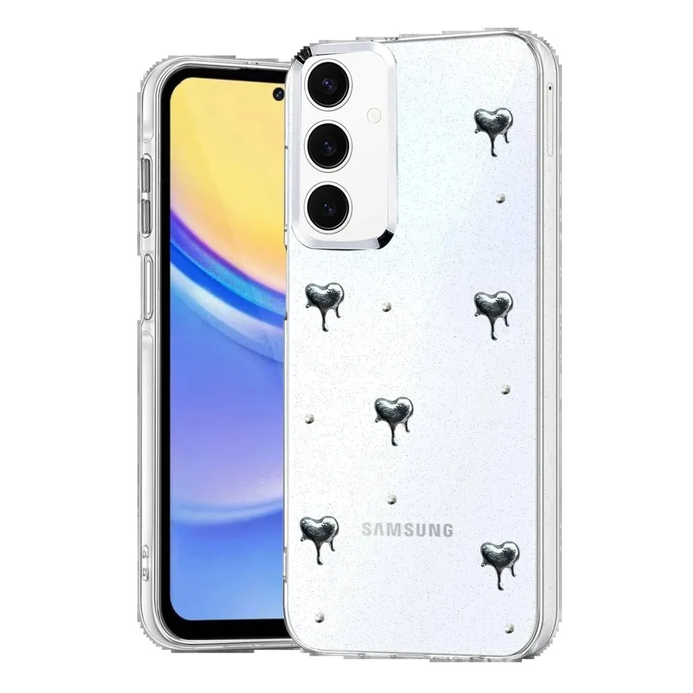 Newface Samsung Galaxy A14 4G Fiyonk Desenli Kapak - Desen 3