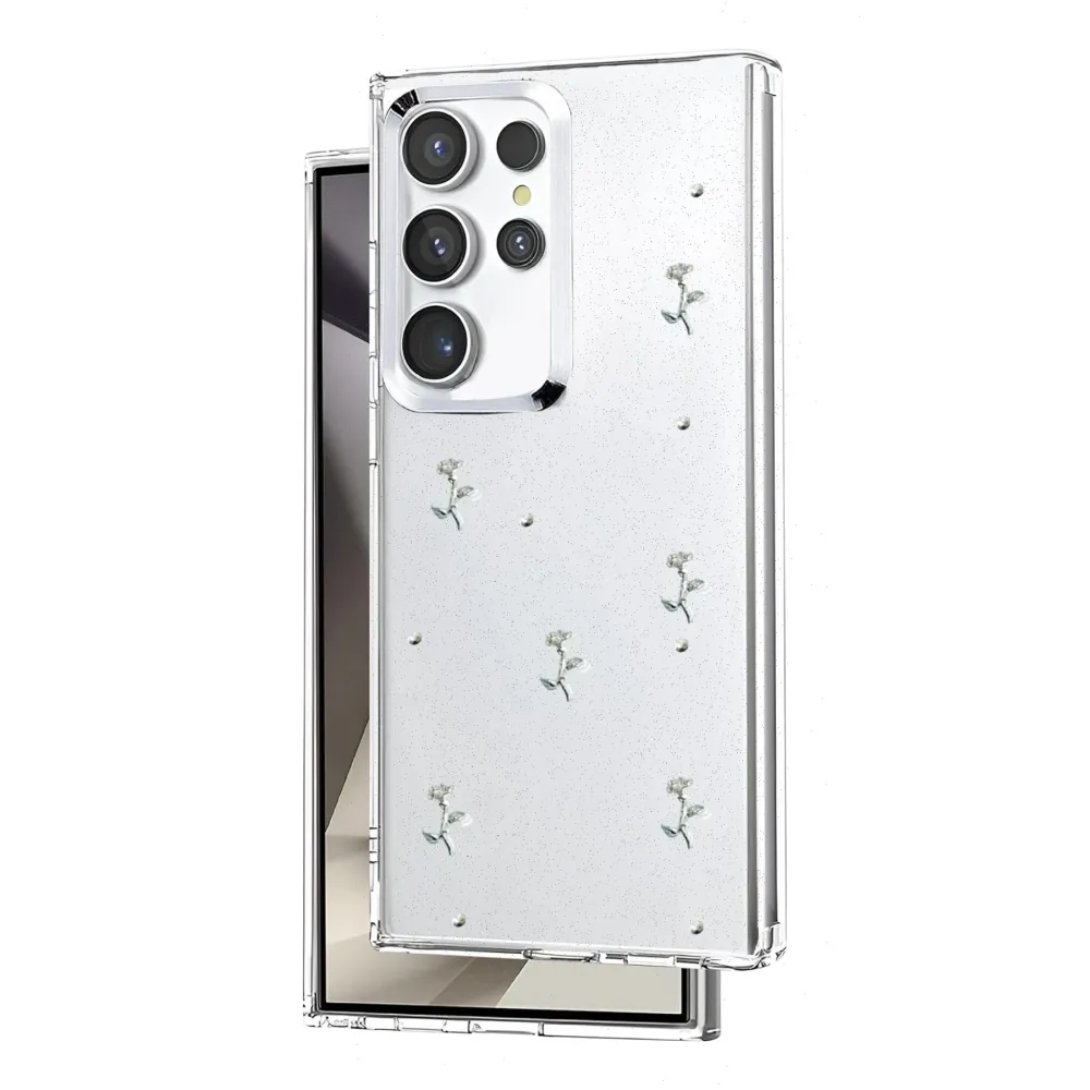 Newface Samsung Galaxy S24 Ultra Fiyonk Desenli Kapak - Desen 2