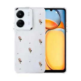 Newface Xiaomi Redmi 13C Fiyonk Desenli Kapak - Desen 6