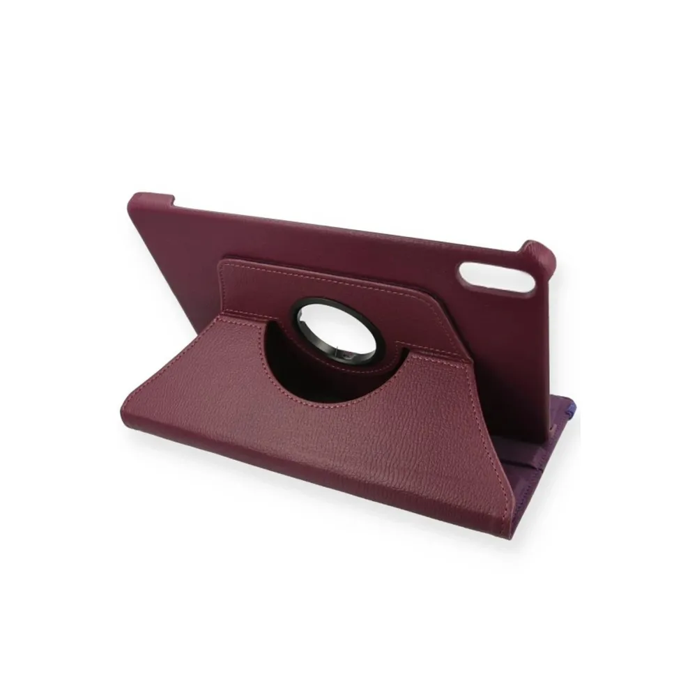 Newface Xiaomi Redmi Pad 2 Kılıf 360 Tablet Deri Kılıf - Mürdüm