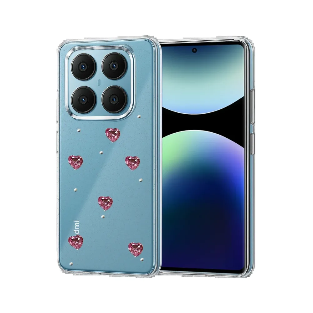 Newface Xiaomi Redmi Note 14 Pro 4G Fiyonk Desenli Kapak - Desen 7