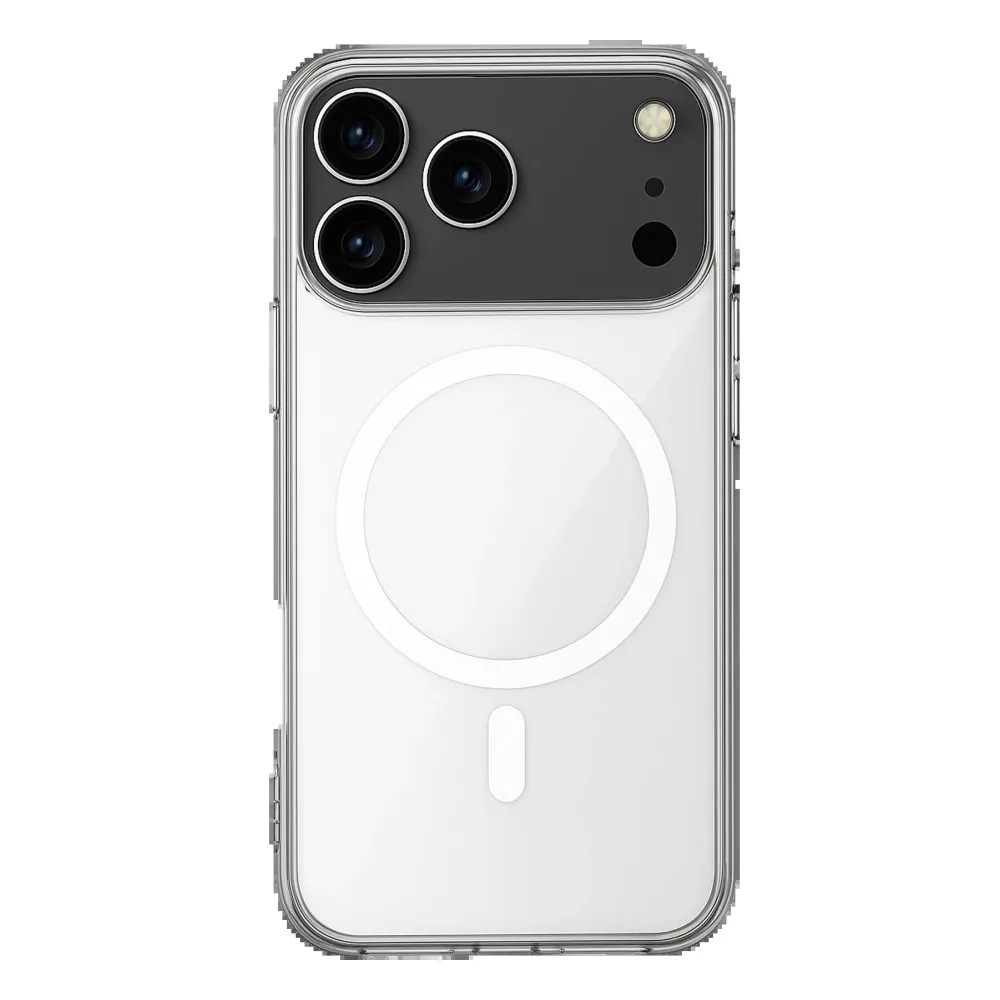 Newface Iphone 17 Pro Kılıf Magneticsafe Şeffaf Silikon - Şeffaf