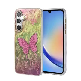 Newface Samsung Galaxy A34 5G Kılıf Blade Aynalı Desenli Kapak - Desen 5