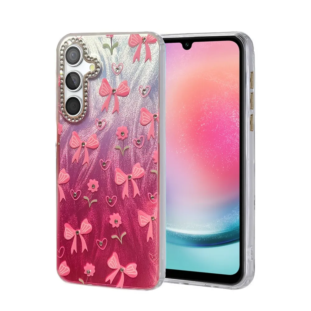 Newface Samsung Galaxy A24 4G Kılıf Blade Aynalı Desenli Kapak - Desen 3