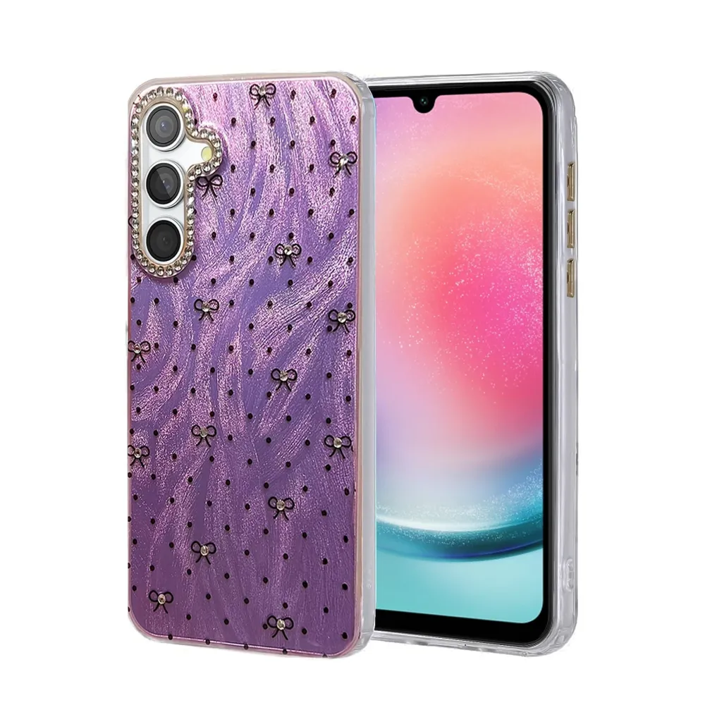 Newface Samsung Galaxy A24 4G Kılıf Blade Aynalı Desenli Kapak - Desen 2