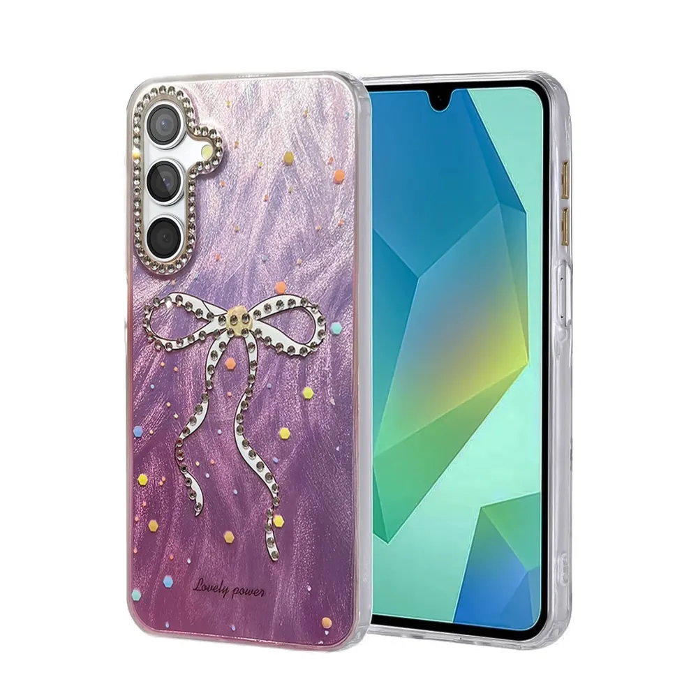 Newface Samsung Galaxy A25 5G Kılıf Blade Aynalı Desenli Kapak - Desen 1