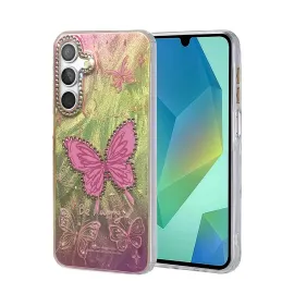 Newface Samsung Galaxy A14 4G Kılıf Blade Aynalı Desenli Kapak - Desen 5